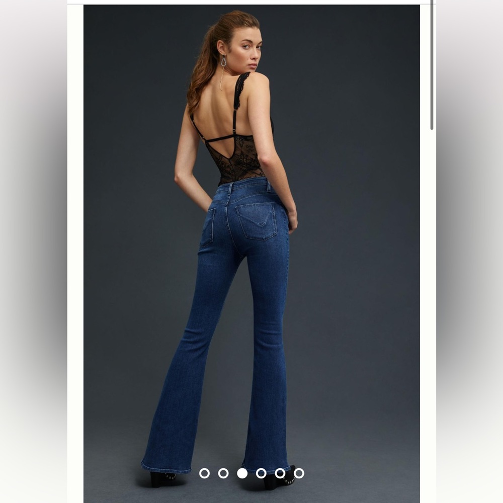 NWOT HUDSON Holly High-Rise Flare Jeans 24